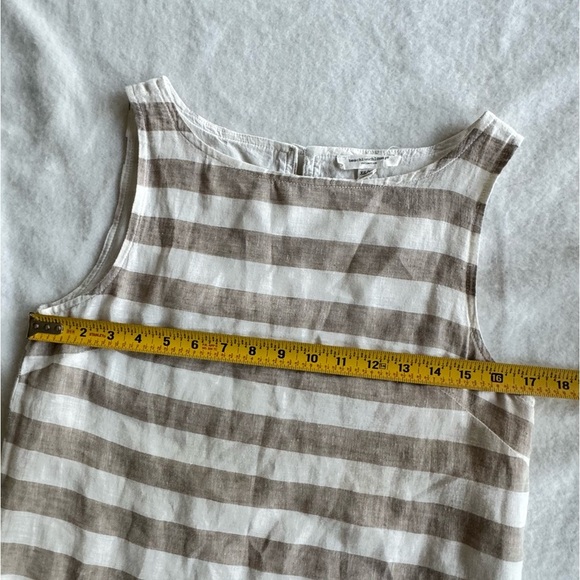 beachlunchlounge cotton / linen dress striped size XS - Picture 4 of 9